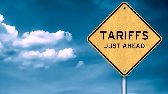 Tariffs Ahead sign